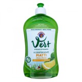 Chanteclair Detergent Vase BIO, 500 ml, Lamaie si Busuioc, Vert Piatti, concentrat, lichid