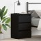 vidaXL Dulap de noapte Stejar negru 40 x 35 x 62.5 cm Lemn compozit 862613