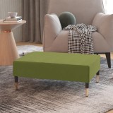 VidaXL Taburet, verde deschis, 78x56x32 cm, catifea