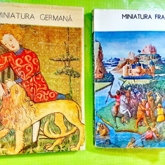 D186-Albume mici Arta Miniatura germana si franceza. Mica biblioteca de Arta.