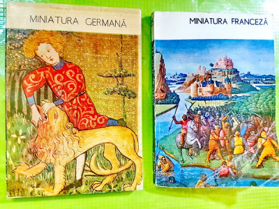D186-Albume mici Arta Miniatura germana si franceza. Mica biblioteca de Arta. foto