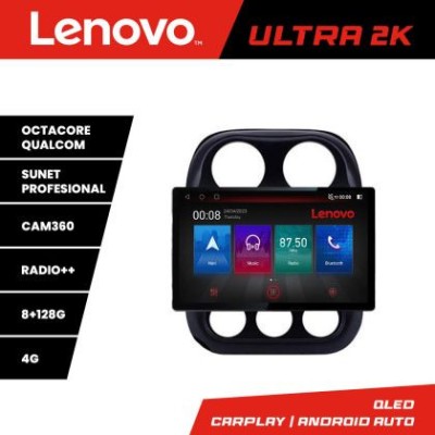 Navigatie Jeep Compass 2010-2016 N-2500 ecran 13&amp;quot; 2K 8+128 Android Waze USB Navigatie 4G 360 Toslink Youtube Ra CarStore Technology foto