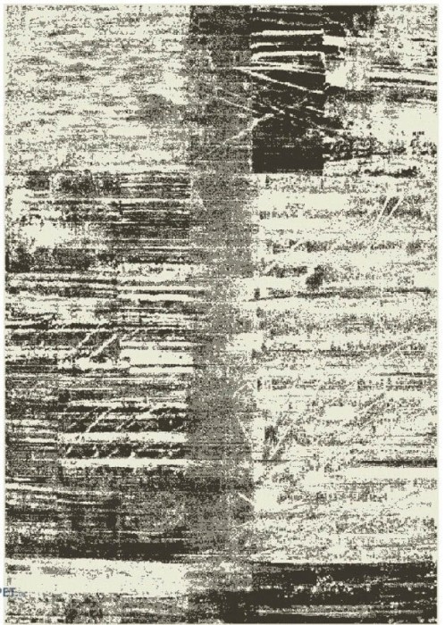 Covor Bucatarie Tip Iuta, Model Natura 19198-08, Marime 200 x 300 cm, Gri, Antialergic, Polipropilena, Living, Sufragerie,Terasa, Birou