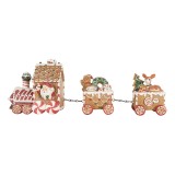 Cumpara ieftin Trenulet Craciun polirasina multicolora 33x10x15 cm