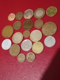 Lot 20 monede diferite ()tara/valoare/an). Stare foarte buna. [poze]