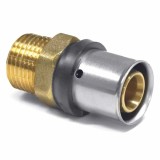Racord Presfitting 16mm x 1/2 AG, Cuplaj pentru Conducte Compozite