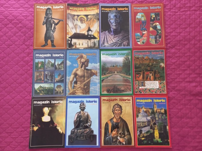 MAGAZIN ISTORIC, 2002, COLECTIA COMPLETA, INTEGRALA, IANUARIE - DECEMBRIE, 12 NUMERE
