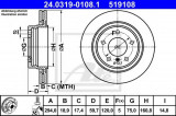 Disc frana BMW Seria 3 Compact (E46) (2001 - 2005) ATE 24.0319-0108.1