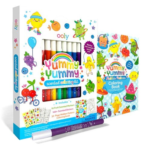Set de Colorat Parfumat Yummy Yummy , 3 in 1
