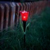 Lampa Solara LED Lalea, 31cm, Galben/Rosu/Roz, Garden Of Eden, Decor Gradina, Lumina Ambientala, Panou Solar, Best CarHome