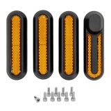Set ornamente reflectorizante trotineta Xiaomi negru cu reflector galben