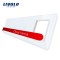 Panou intrerupator simplu+simplu+simplu cu touch + priza LIVOLO din sticla SmartElectro IntelligentHouse
