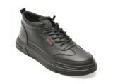 Ghete GRYXX negre, 38112, din piele naturala