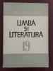 Revista Limba și literatura - Volumul XIX (19) - 1968