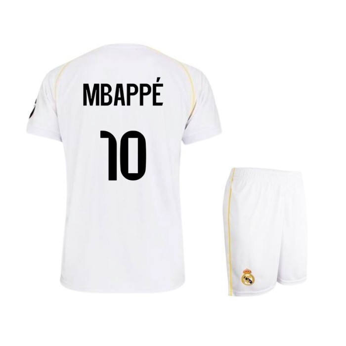 Real Madrid set de copii replica 25/26 Home Mbappe - 8 let