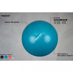 Avento Minge de fitness/gimnastica, roz, diam.55 cm foto