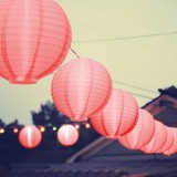 Lampion LED - Rosu - 2 x AAA Best CarHome