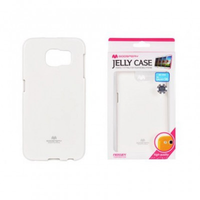 Husa Mercury Jelly Samsung G920 Galaxy S6 Alb Blister foto