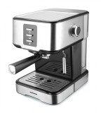 RESIGILAT - ESPRESSOR HEINNER HEM-850IXBK, 850W, 15bar, rezervor detasabil 1.5L, filtru dublu din inox, Negru/Inox