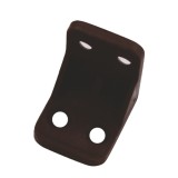 Cumpara ieftin Coltar din plastic pentru sustinere blat, maro, 26 x 26 x 26 mm, 4 buc / set