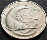 Moneda exotica 20 CENTI - SINGAPORE, anul 1972 * cod 4364, Asia