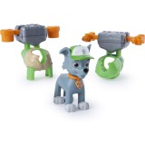Figurina Paw Patrol - Catelul Rocky cu 2 uniforme atașabile, Spin Master