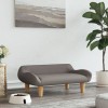 VidaXL Pat de câini, taupe, 70x40x24 cm, material textil 171949