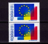 Cumpara ieftin RO 2000 , LP 1501 ,&quot;Uniunea Europeana - Romania 2000 &quot; , serie pereche V ,MNH, Nestampilat