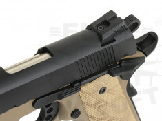 Pistol airsoft M1911 Gladiator Crixus - Dark Earth [APS] foto