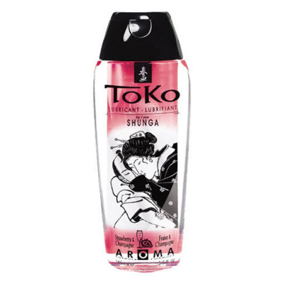 Lubrifiant Toko Aroma (Champagne+Strawberry), 165 ml foto