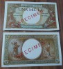 Reproducere Bancnota Specimen 1936 1000 Lei Romania Replica Colectie Numismatica