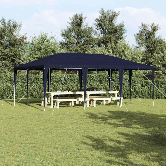 Cort pentru Petreceri Albastru, Alb 600 x 400 x 266 cm