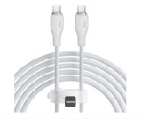 Cablu Baseus Pudding USB-C-USB-C P10355702221-B1, alb&nbsp;