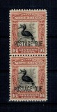 North Borneo 1928 - Postage Due, Mi48 pereche neuzata