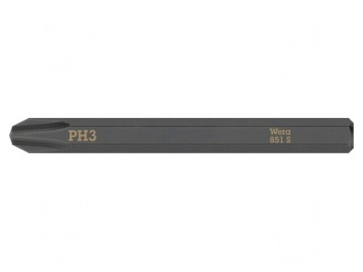 Capăt de Şurubelniţă Phillips PH3 70mm 1/4&amp;quot; foto