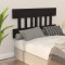 vidaXL Tăblie de pat, negru, 183,5x3x81 cm, lemn masiv de pin 819139