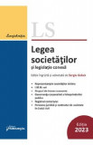 Legea societatilor si legislatie conexa Act. 10 septembrie 2023 - Sergiu Golub