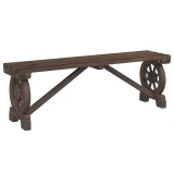 Cumpara ieftin Banca de gradina, 115 cm, lemn masiv de brad