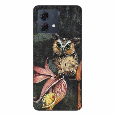 Husa Motorola Moto G84 Silicon Gel Tpu Model Owl Painted foto