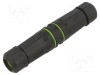 Conector fibră optică LC cuplă pe cablu drept 2 piste LOGILINK