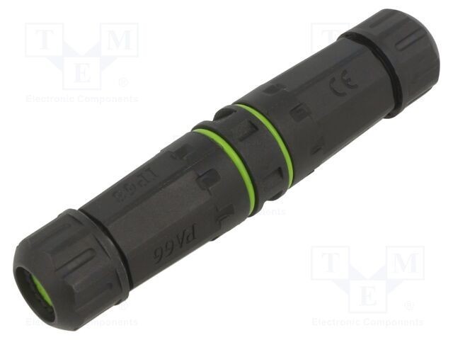 Conector fibră optică LC cuplă pe cablu drept 2 piste LOGILINK