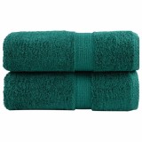 Prosoape de baie premium SOLUND, 2 buc., verde, 30x30 cm, 600 g/m&sup2;