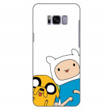 Husa compatibila cu Samsung Galaxy S8+ Plus Silicon Gel Tpu Model Finn and Jake Tongues, Samsung Galaxy S8 Plus