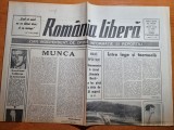 Romania libera 17 august 1990-interviu ion tiriac,art. cine are nevoie de teatru