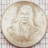 1235 Mexic 100 Pesos 1978 km 483 aunc - UNC argint, America de Nord
