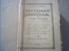 Lazar Saineanu - DICTIONAR UNIVERSAL AL LIMBEI ROMANE { in jur de 1945 } foto