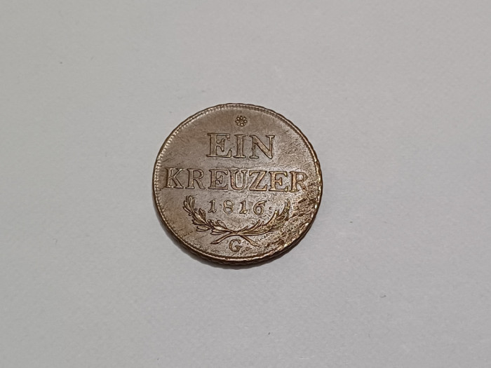 Austria -1 kreuzer 1816 G-Mai rar