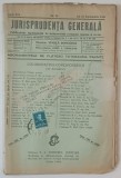 JURISPRUDENTA GENERALA , PUBLICATIUNE SAPTAMANALA DE JURISPRUDENTA REZUMATA ROMANA SI STRAINA , ANUL XIX , NR. 26 , SEPTEMBRIE , 1941