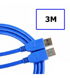 Cablu USB 3.0 Tata - Tata-Lungime 3 Metri, Oem
