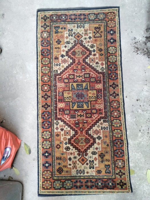 140 x 65 cm vechi covor persan frumos